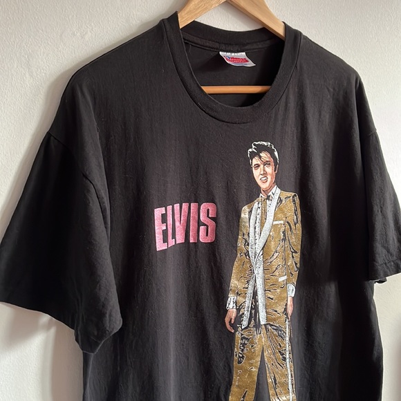 Vintage Elvis Presley T-Shirt / 1989 / XL / Single Stitch - Picture 2 of 6